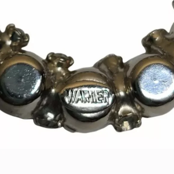 Warner Vintage Signed Circle Brooch Pin - Picture 4 of 9